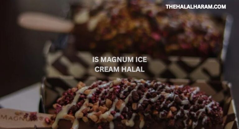 is magnum ice cream halal